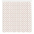 thumbnail image 3 of Ambesonne Abstract Shower Curtain, Cubic Formed Motifs Art, 69"Wx70"L, White Pale Salmon, 3 of 5