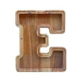 thumbnail image 1 of Wooden English Letter Savings Can Transparent Glass Savings Can, 1 of 6
