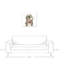 thumbnail image 3 of Creative Products Otter With Heart 24x24 Canvas Wall Art, 3 of 5