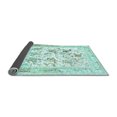 thumbnail image 2 of Ahgly Company Indoor Square Animal Light Blue Traditional Area Rugs, 8' Square, 2 of 4