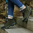 thumbnail image 4 of Womens Mens High Top Hiking Shoes Water Resistant Non Slip Soft Lined Outdoor Trekking Shoes, 4 of 4