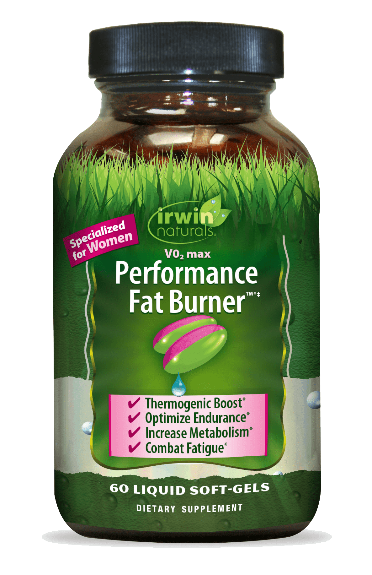 Irwin Naturals V02 Max, Performance Fat Burner, 60 Liquid Soft-Gels