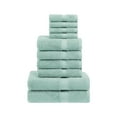 thumbnail image 2 of Superior 800 GSM Egyptian Cotton 10-Piece Heavyweight Towel Set, Sea Foam, 2 of 10