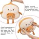 thumbnail image 5 of 17.7 Tostada De Felpa Rebanada Pan Almohada Cojín Comida Rellena Kawaii Animal Gato Tostada Juguete, Cojín Del Sofá Abrazando La Almohada De Cama, Linda Decoración Hy, 5 of 5