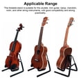 thumbnail image 3 of Soporte de Exposición de Ukelele, Ukulele Plegable Stand Construcciónica de metal Segura y Estable Capacidad de Alta Carga para Mini Guitarra Banjo Mandolin Violín, 3 of 7