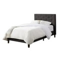thumbnail image 4 of CorLiving Nova Ridge Luxurious Upholstered Twin Size Platform Bed Frame with Headboard - Platform Design, No Boxspring Required, Perfect for Twin Bed, Headboard and Frame Combination, 4 of 9