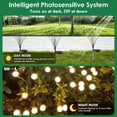 thumbnail image 4 of CTAnnie 2025 Solar Lights Outdoor Waterproof, 6 Pack Solar Garden Lights, Firefly Light Outdoor Waterproof, Twinkle Swaying Fairy Light for Yard Patio Pathway Garden Decoration (Warm White), 4 of 6