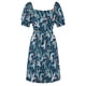 thumbnail image 5 of Vestido sin mangas de copos de nieve de Navidad azul oscuro para mujer ropa elegante para invitados vestido de boda ropa de verano para mujer, 5 of 6