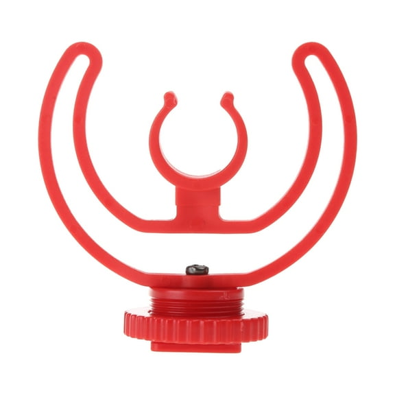 New Camera Hot Shoe Shock Mount with Rycote Lyre Bracket for Rode VideoMicro Microphone