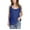 Blue, variant on Womens Cute Tank Tops Eyelet Sleeveless Spaghetti Strap Scoop Neck Loose Casual 2025 Summer Beach Vacation Flowy Shirts