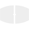 thumbnail image 4 of 38"W x 25 3/8"H x 2"ID x 20 1/2"C x 1"P Kailey Architectural Grade PVC Contemporary Ceiling Medallion, Two Piece, 4 of 11