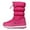 Pink, variant on Kidagic Women's Snow Boots Thick Soled Protective Winter On Boots for Women(Color:Hot Pink,Size:6.5)