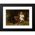 thumbnail image 2 of Felix Schlesinger 24x18 Black Modern Framed Museum Art Print Titled - A Shared Meal, 2 of 5