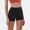 Black, variant on Yoga Shorts for Women Solid Color Elastic High Waisted Hip Lifting Fitness Running Gym Biker Shorts Lightweight and 1Pack Navy S