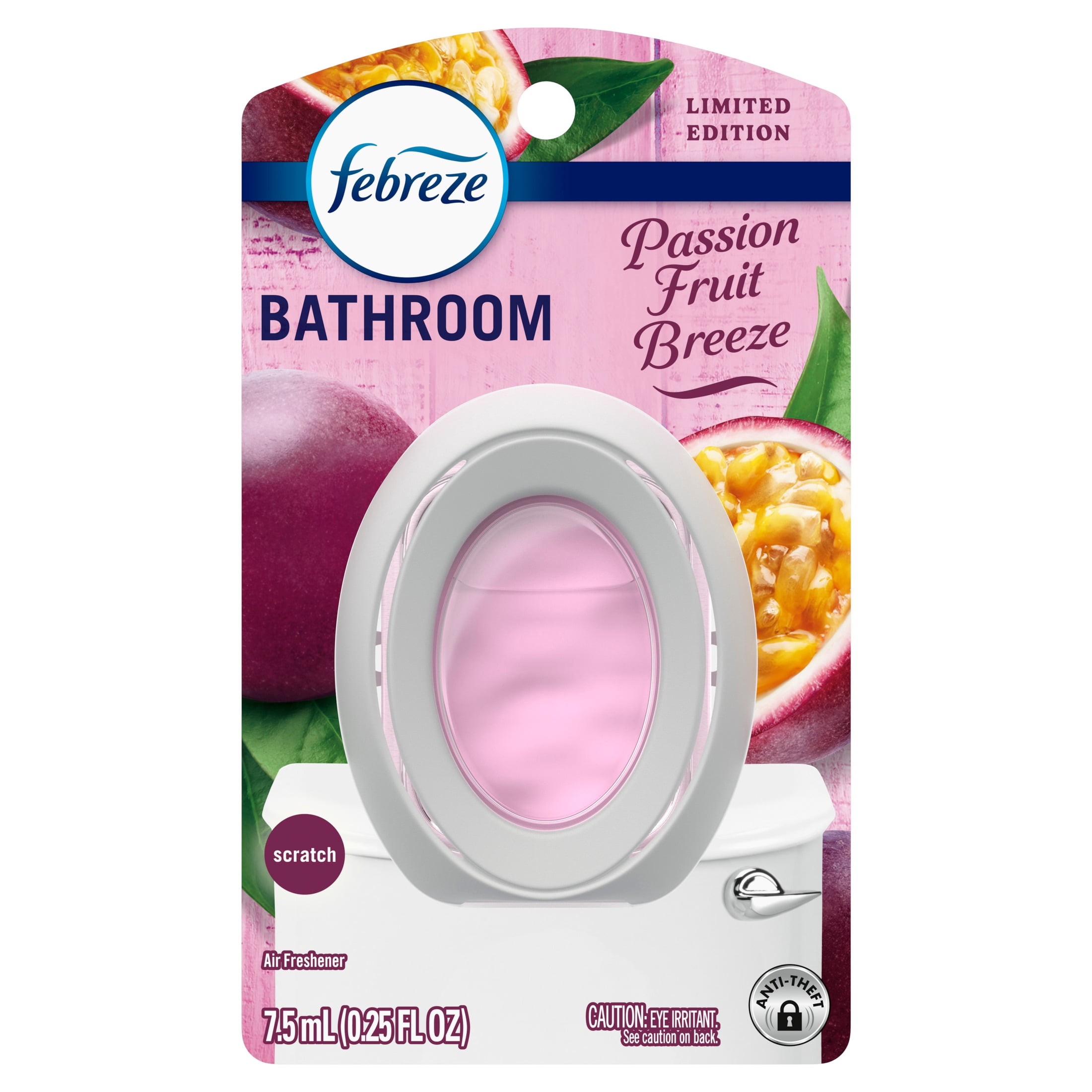 Febreze Bathroom Air Freshener, Odor-Fighting, Passion Fruit, 1 Count