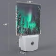thumbnail image 2 of Sikiie Northern Lights 2 Led Night Light, Warm White,Cool White Lights for Bathroom,Hallway,Bedroom, Kids Room-US, 2 of 7