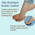 Chiroplax High Heel Cushion Inserts Pads (4 Pairs) Suede Ball of Foot