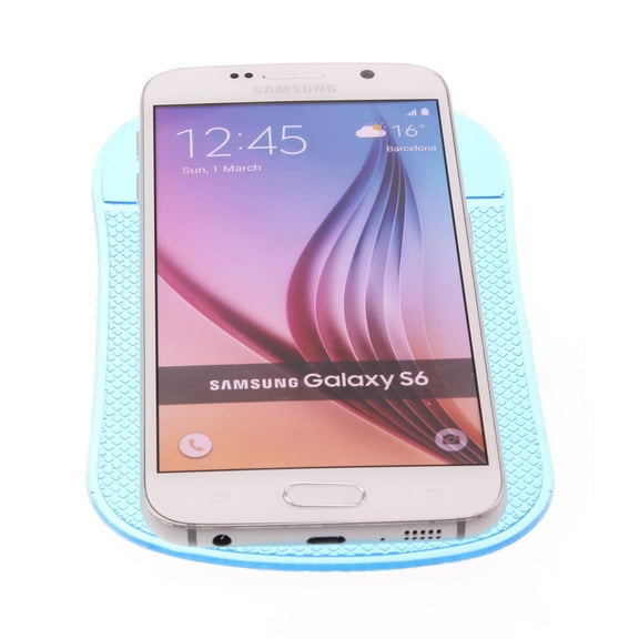 Dash Car Mount for Galaxy S21/Ultra/Plus Phones - Sticky Holder Non-Slip Grip Mat Blue Compatible With Samsung Galaxy S21/Ultra/Plus
