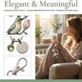 thumbnail image 6 of Tuvgenk August Birthstone Hummingbird Keychain Daily Accent for Handbag Keys and Sentimental Festival Gifting, 6 of 9
