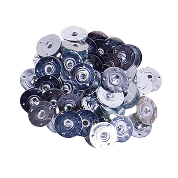 Gieenan 100Pieces Candle Wick Sustainers Tabs Wick Base for DIY Candle Making Projects