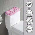 thumbnail image 3 of ZIATUBLE Axolotl Toilet Tank Dust Cover Cherry Blossom Toilet Water Tank Cover Easy to Clean Toilet Tank Protector Cover 2 Pcs Universal Toilet Tank Covers for Bathroom Hotel Bathroom, 3 of 5