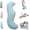 Blue, variant on Pea Pod Body Pillow for Side Sleeper,Pea Pod Shape Long Bolster Hug Pillows with Cooling Body,Soft Ergonomic Side Sleeper Body Pillows for Adults,Full Body Support Pillow for Back,Hip & Leg