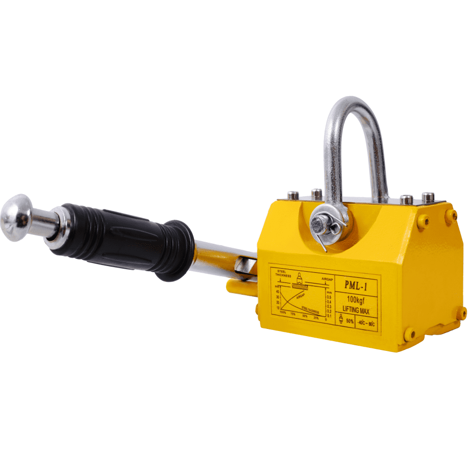 Permanent Magnet Lifter 220lbs 2.5 Safety Factor Neodymium Steel Lifting Plate