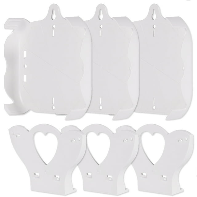 Tignapoo eero Pro Système Wifi Support Mural Ensemble de 3 - Stabilisez Votre Routeur Wifi en Toute Sécurité avec un Design Blanc Élégant pour une Force de Signal Optimale et une Installation Facile sur n'Importe Quelle Surface