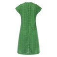 thumbnail image 5 of B91xZ Robe Midi d'Été 2024 pour Femmes à Manches Courtes Robes à Col Carré à Volants Cravate Dos Taille Élastique Aline Mini Robe, Vert XL, 5 of 5