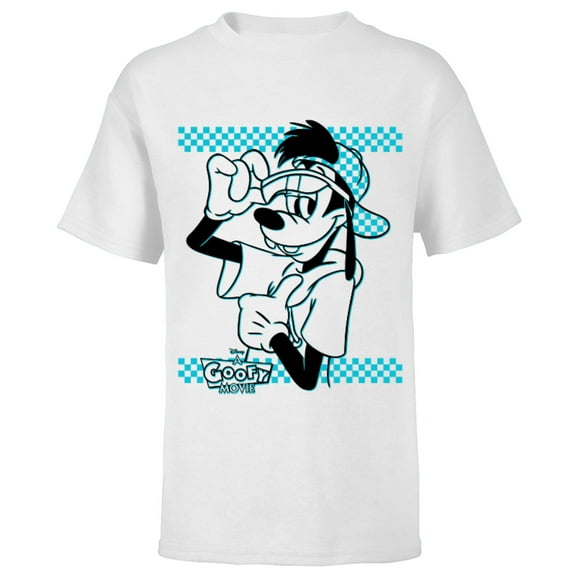 Disney A Goofy Movie Max Goof 90s - Short Sleeve T-Shirt for Kids -Customized-White