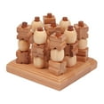 thumbnail image 1 of 3d Tic Tac Toe Pushing Juego de Chess Padre-hijo para la familia perfke juego de mesa, 1 of 8