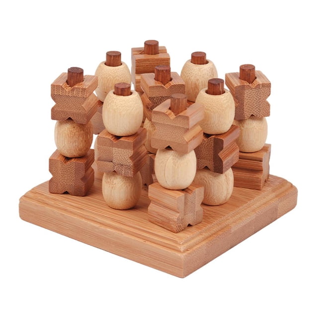 3d Tic Tac Toe Pushing Juego de Chess Padre-hijo para la familia perfke juego de mesa