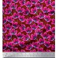 thumbnail image 1 of Soimoi Rayon Fabric Artistic Floral Decor Fabric Printed Yard 56 Inch Wide, 1 of 3