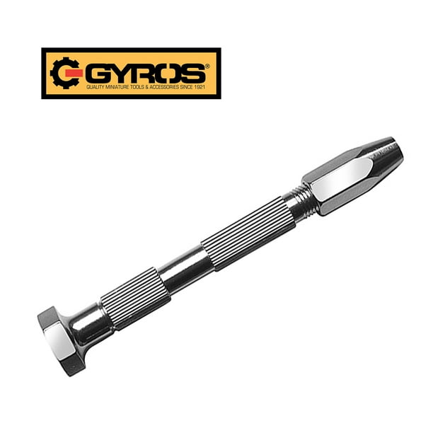 Gyros 9701818 Swivel Head Pin Vise with two collets