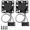 P1P/P1S, variant on CATPAN Hotend Cooling Fan for Bambu Lab A1/A1 Mini, 2-Pack 18000RPM High-Speed Silent Cooling Fans, Fast Heat Dissipation Replacement Parts - 3D Printer Hotend Cooling Accessories