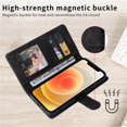 thumbnail image 4 of Leather Wallet Bag Phone Case for Huawei P30 Pro Y5 2018 Y7 Y6 2019 Honor 10 Lite 8A Y7P Y6P Luxury Flip Cover Card Slot,Black, 4 of 27