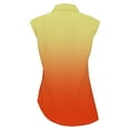 thumbnail image 5 of Duoif Vest Tops for Women Cotton Linen Shirts for Women Sleeveless Collared Tops Oversized Button up Blouses Work Shirts Casual Summer Tshirt Womens Tops Yellow XL, 5 of 5