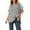 #0293-Gray, variant on Short Sleeve Tees for Women Crew Neck Ribbed Knit Tee Oversized Side Slit Top Relaxed Fit Casual Loose Outfits Gift