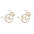 thumbnail image 2 of Party to Be Mr & Mrs Wooden Chair Signs Bride & Groom Wedding Chair Signs Decorations, 2 of 5