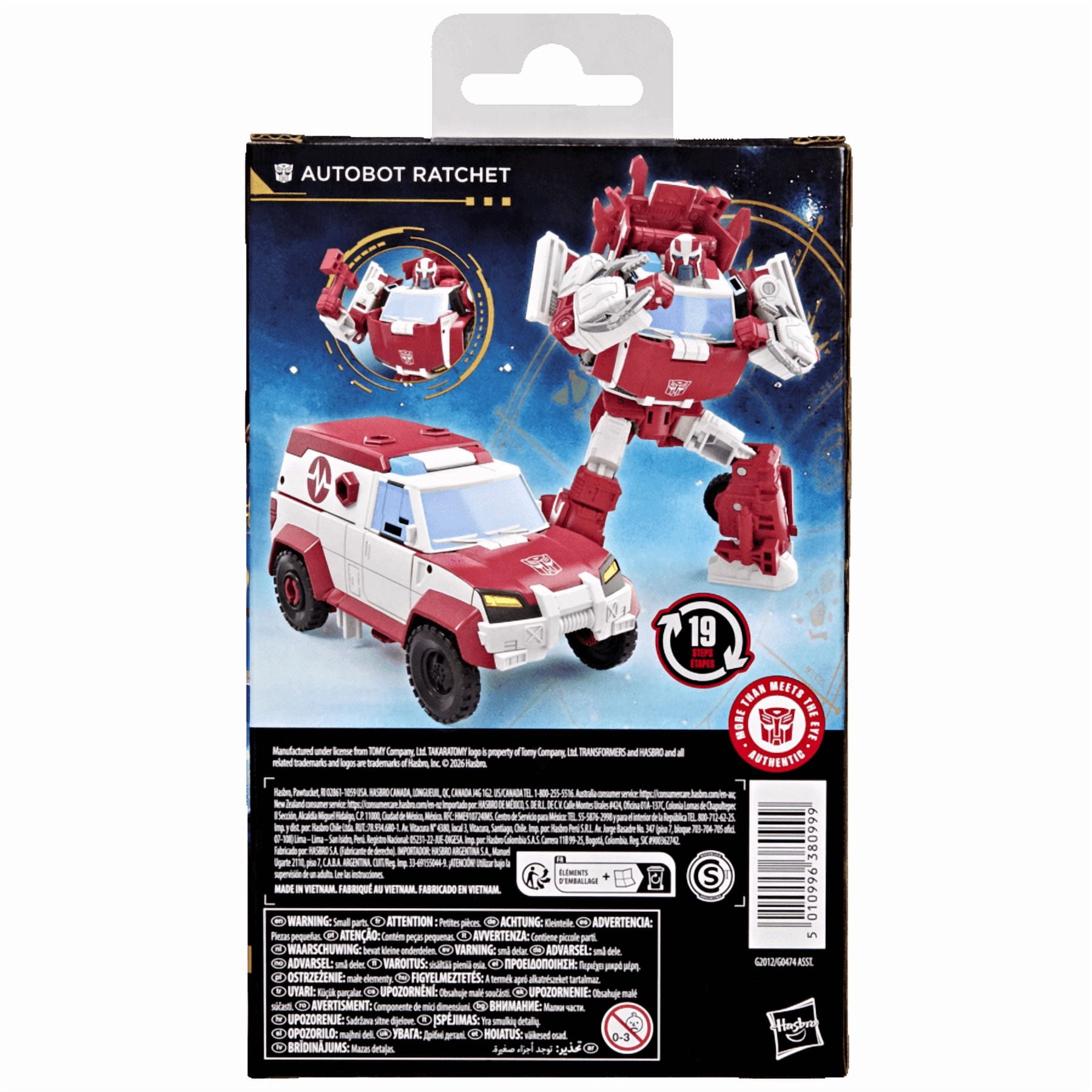Transformers Toys Age of the Primes Autobot Ratchet 5.75-inch Action Figure, 8+