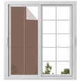 thumbnail image 2 of Pure Brown Window Privacy Film, Simple Solid Color Static Cling UV Sun Blocking Tint Film Heat Control Windows Films for Bedroom Bathroom, Window Stickers 23.6"x59", 2 of 8