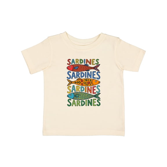 Inktastic Colorful Sardines Art Boys or Girls Baby T-Shirt