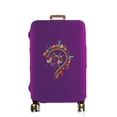 thumbnail image 1 of Luggage Cover Suitcase Protector Interesting Pattern Thicker Elastic Dust Covered for 18-32 Inch Trolley Case Travel Accessories purple S, 1 of 6