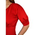 thumbnail image 4 of Blusa escote V Roman Fashion, tallas extras 1772 (Rojo) rojo 36 Roman Fashion Blusa extra 1772, 4 of 6