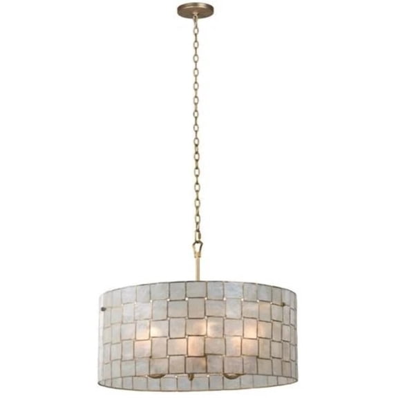 Kalco 505851 Roxy 6 Light 27" Wide Pendant - Oxidized Gold Leaf