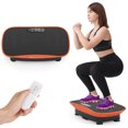 thumbnail image 1 of Goplus Vibration Plate Exercise Machine with 10 Speed Intensities Remote for Home Fitness Orange+Black, 1 of 10