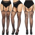 thumbnail image 2 of DPTALR Women Pants Lace Leggings Plus Size Fishnet Stockings Netting Stockings, 2 of 3