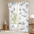 thumbnail image 3 of Manfei Aircraft Airplane Black Out Curtains,Transportation Theme Curtains Pack of 2 (42x63 Each),Jet Bedroom Curtains,Cartoon Bedroom Decoration, 3 of 6