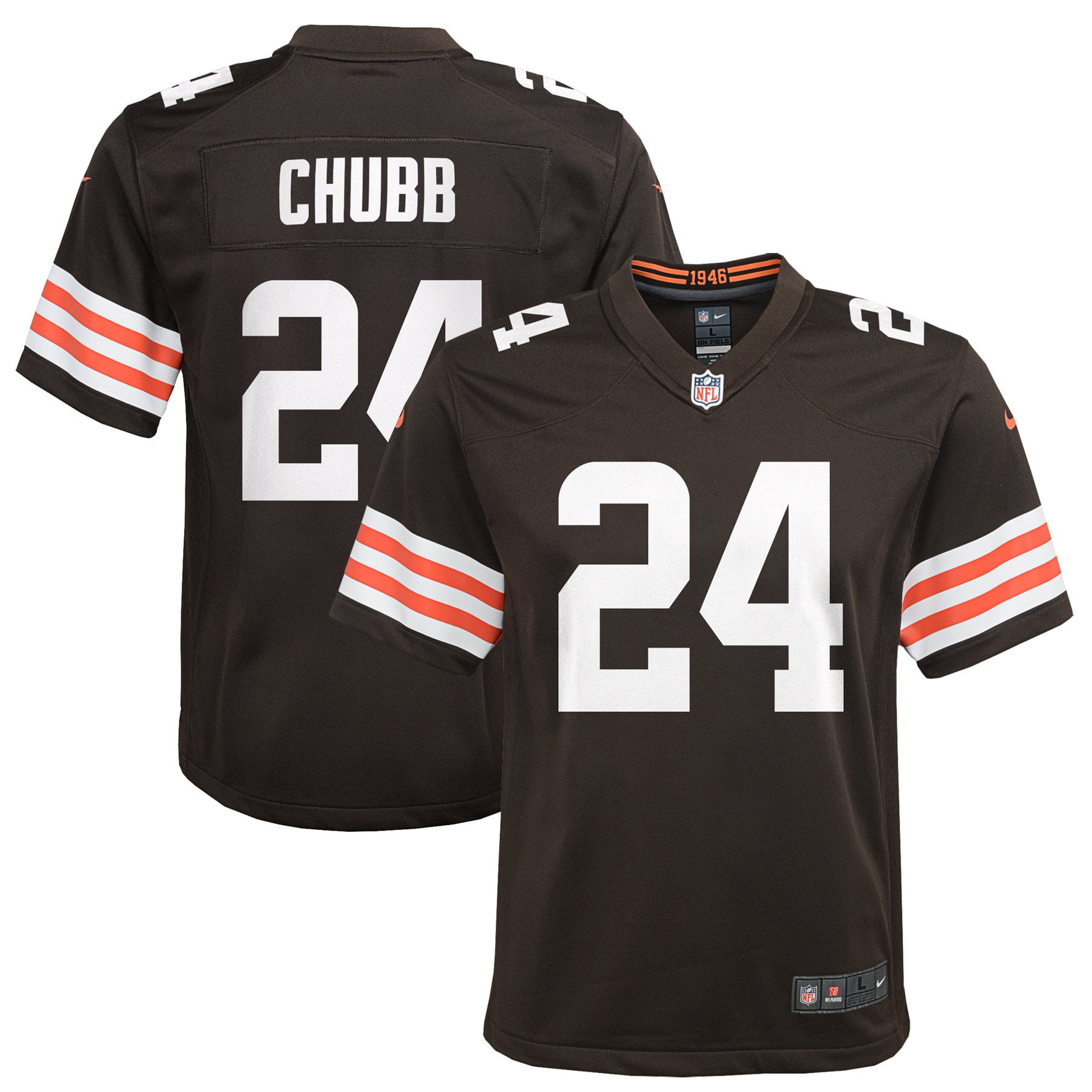 Nick Chubb Cleveland Browns Nike Youth Game Jersey - Brown - Walmart.com - Walmart.com