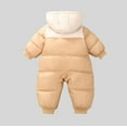 thumbnail image 5 of Snow Suit Zipper Hooded Romper Toddler Warm Clothes Windproof Jumpsuits Toddler Boy 12-18 Months Clothes, 5 of 5